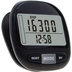 Nucelit Podomètre pour compteur de pas avec clip amovible et cordon de suivi avec compteur de distance et de calories, suivi précis de fitness - Publicité Nucelit Podomètre pour compteur de pas avec clip amovible et cordon de suivi avec compteur de distance et de calories, suivi précis de fitness - Publicité