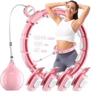 Cozylady Smart Weighted Hula Hoop pour Adultes Version Standard, Cerceau Hula Hoop de 121 cm avec Poids Intégré, Résistant et Silencieux, Idéal pour Perdre du Poids. Publicité