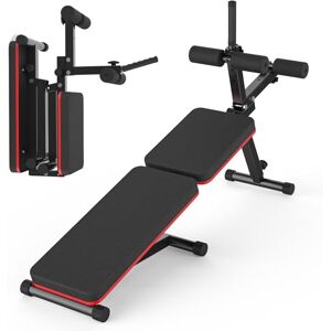 EASY BIG Banc plat et inclinable, pliable, réglage à plusieurs niveaux, entraînement complet du corps, capacité de 660 lb/300 kg - Publicité EASY BIG Banc plat et inclinable, pliable, réglage à plusieurs niveaux, entraînement complet du corps, capacité de 660 lb/300 kg - Publicité