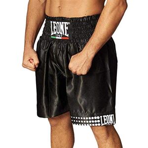 LEONE 1947, Short de Boxe, Adulte Unisexe, Noir, M, AB737 - Publicité LEONE 1947, Short de Boxe, Adulte Unisexe, Noir, M, AB737 - Publicité