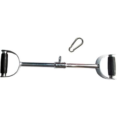 qibylift Press Down Bar Cable Attachment LAT Pull Down Bar Pull Down Machine Attachments V-shaped Bars with Rubber Handgrips & Revolving Hanger - Publicité qibylift Press Down Bar Cable Attachment LAT Pull Down Bar Pull Down Machine Attachments V-shaped Bars with Rubber Handgrips & Revolving Hanger - Publicité