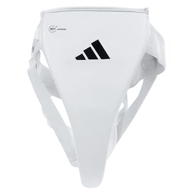 Adidas Femme Coquille de Protection Boxe, Arts Martiaux, Sports de Combat, karaté, Taekwondo, Kickboxing, MMA, Blanc, S - Publicité Adidas Femme Coquille de Protection Boxe, Arts Martiaux, Sports de Combat, karaté, Taekwondo, Kickboxing, MMA, Blanc, S - Publicité