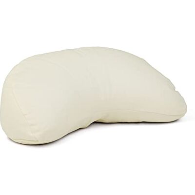 Bodhi Coussin de méditation en forme de croissant de lune Yogi Moon Eco Housse 100 % coton bio Coussin de yoga et méditation en forme de croissant de lune avec rembourrage de sarrasin écru - Publicité Bodhi Coussin de méditation en forme de croissant de lune Yogi Moon Eco Housse 100 % coton bio Coussin de yoga et méditation en forme de croissant de lune avec rembourrage de sarrasin écru - Publicité