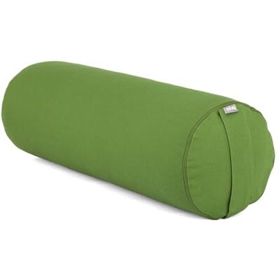 Bodhi Coussin bolster de yoga BASIC env. 65 x 23 cm, coton robuste, housse amovible, lavable à 30°C, passant pour le transport, remplissage et couleur au choix (vert, cosses d'épeautre) - Publicité Bodhi Coussin bolster de yoga BASIC env. 65 x 23 cm, coton robuste, housse amovible, lavable à 30°C, passant pour le transport, remplissage et couleur au choix (vert, cosses d'épeautre) - Publicité