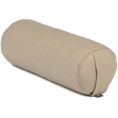 Bodhi Yoga Mini Bolster Eco Ø 14 cm 100 % coton bio Traversin avec coques de sarrasin Coussin de yoga avec housse amovible et lavable Rouleau de yoga pour méditation Taupe clair - Publicité Bodhi Yoga Mini Bolster Eco Ø 14 cm 100 % coton bio Traversin avec coques de sarrasin Coussin de yoga avec housse amovible et lavable Rouleau de yoga pour méditation Taupe clair - Publicité