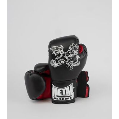 METAL BOXE PB100 Gants Noir Taille 6 oz - Publicité METAL BOXE PB100 Gants Noir Taille 6 oz - Publicité