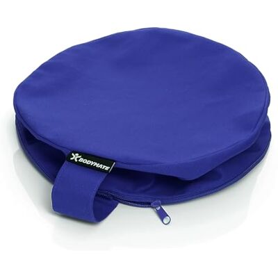 BODYMATE Coussin de méditation & yoga (zafu) H13cm Ø31cm Rembourrage en coques de sarrasin, housse en coton lavable en machine divers coloris - Publicité BODYMATE Coussin de méditation & yoga (zafu) H13cm Ø31cm Rembourrage en coques de sarrasin, housse en coton lavable en machine divers coloris - Publicité
