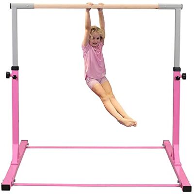 Generic Barre de Gymnastique Enfant Hauteur Réglable Barre De Tractions Gym Guidon Barres Fixe Acier Bois Massif Hêtre - Publicité Generic Barre de Gymnastique Enfant Hauteur Réglable Barre De Tractions Gym Guidon Barres Fixe Acier Bois Massif Hêtre - Publicité
