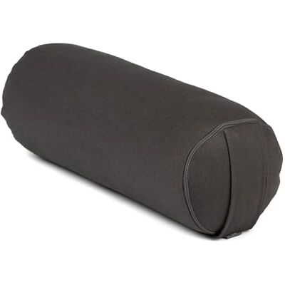 Bodhi Yoga Mini Bolster Eco Ø 14 cm 100 % coton bio Traversin avec coques de sarrasin Coussin de yoga avec housse amovible et lavable Rouleau de yoga pour méditation Anthracite - Publicité Bodhi Yoga Mini Bolster Eco Ø 14 cm 100 % coton bio Traversin avec coques de sarrasin Coussin de yoga avec housse amovible et lavable Rouleau de yoga pour méditation Anthracite - Publicité