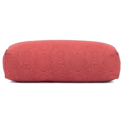Bodhi Coussin de Yoga Salamba Collection Maharaja Rectangulaire Housse Lavable en Coton Avec Garnissage en Épeautre Accessoire Pour Restauratif et Yin (Mayuri/Rouge Foncé) - Publicité Bodhi Coussin de Yoga Salamba Collection Maharaja Rectangulaire Housse Lavable en Coton Avec Garnissage en Épeautre Accessoire Pour Restauratif et Yin (Mayuri/Rouge Foncé) - Publicité
