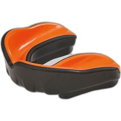 METAL BOXE Protège-dents GEL Noir/Orange Senior - Publicité METAL BOXE Protège-dents GEL Noir/Orange Senior - Publicité