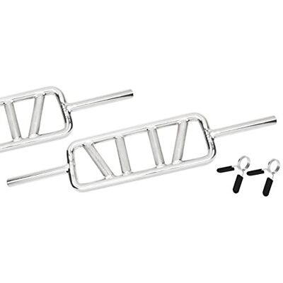 Bad Company Barre d'haltères triceps filetage ou surface lisse fermoirs 3031 mm chromé ou noir max. 150 kg - Publicité Bad Company Barre d'haltères triceps filetage ou surface lisse fermoirs 3031 mm chromé ou noir max. 150 kg - Publicité