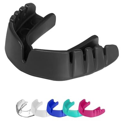 OPRO - Snap-Fit Junior - Protecteur bucal - Noir - Publicité OPRO - Snap-Fit Junior - Protecteur bucal - Noir - Publicité