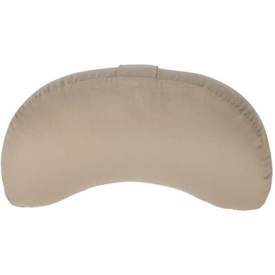 Bodhi Yogi Moon Eco Coussin de méditation en forme de croissant de lune Housse 100 % coton bio En forme de croissant de lune Avec garnissage en sarrasin Pour yoga et méditation Taupe clair - Publicité Bodhi Yogi Moon Eco Coussin de méditation en forme de croissant de lune Housse 100 % coton bio En forme de croissant de lune Avec garnissage en sarrasin Pour yoga et méditation Taupe clair - Publicité