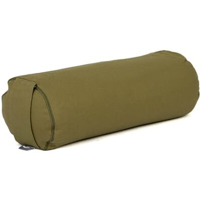 Bodhi Yoga Mini Bolster Eco Ø 14 cm 100 % coton biologique Traversin avec coques de sarrasin Coussin de yoga avec housse amovible et lavable Rouleau de yoga pour méditation Vert loden - Publicité Bodhi Yoga Mini Bolster Eco Ø 14 cm 100 % coton biologique Traversin avec coques de sarrasin Coussin de yoga avec housse amovible et lavable Rouleau de yoga pour méditation Vert loden - Publicité