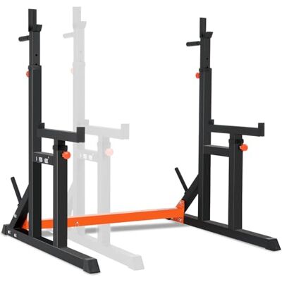 ISE Support Barre de Musculation Multifonction, Rack Squat avec Barres pour Haltères, Cage de Musculation en Acier, Rack Musculation Hauteur et Largeur Réglable, Cage Squat, Home Gym Noir et Rouge - Publicité ISE Support Barre de Musculation Multifonction, Rack Squat avec Barres pour Haltères, Cage de Musculation en Acier, Rack Musculation Hauteur et Largeur Réglable, Cage Squat, Home Gym Noir et Rouge - Publicité