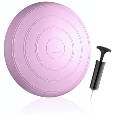 BODYMATE Coussin d'assise de ballon Comfort avec pompe Princess-Pink 33 cm de diamètre – Coussin d'équilibre, coussin d'assise, coussin d'air, coussin d'équilibre – Entraînement du cœur, du fitness - Publicité BODYMATE Coussin d'assise de ballon Comfort avec pompe Princess-Pink 33 cm de diamètre – Coussin d'équilibre, coussin d'assise, coussin d'air, coussin d'équilibre – Entraînement du cœur, du fitness - Publicité