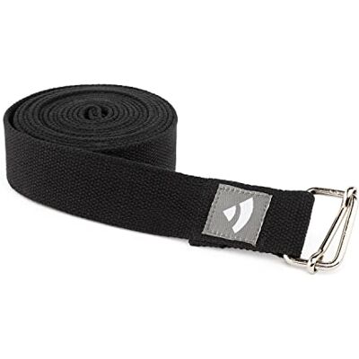 Bodhi ASANA Belt Pro Sangle de Yoga Avec Fermeture en Métal, Boucle Coulissante Rectangulaire, Longue Sangle en Coton, 3 m x 38 mm, Accessoires - Publicité Bodhi ASANA Belt Pro Sangle de Yoga Avec Fermeture en Métal, Boucle Coulissante Rectangulaire, Longue Sangle en Coton, 3 m x 38 mm, Accessoires - Publicité