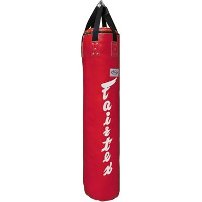 Fairtex HB150, sac de frappe 150 x 34 cm, rouge - Publicité Fairtex HB150, sac de frappe 150 x 34 cm, rouge - Publicité