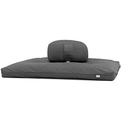 Bodhi Kit de méditation Eco Coussin de méditation Rondo + Zabuton épeautre Anthracite - Publicité Bodhi Kit de méditation Eco Coussin de méditation Rondo + Zabuton épeautre Anthracite - Publicité