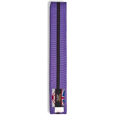 Playwell Ceinture d'arts martiaux colorés en coton avec rayures noires Karaté, judo taekwondo - Publicité Playwell Ceinture d'arts martiaux colorés en coton avec rayures noires Karaté, judo taekwondo - Publicité