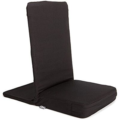 Bodhi Chaise de Sol Mandir Siège de méditation avec Coussin d'assise épais Chaise de Sol Confortable avec Dossier rembourré Housse Lavable Idéal pour Yoga et méditation (Noir, Standard) - Publicité Bodhi Chaise de Sol Mandir Siège de méditation avec Coussin d'assise épais Chaise de Sol Confortable avec Dossier rembourré Housse Lavable Idéal pour Yoga et méditation (Noir, Standard) - Publicité