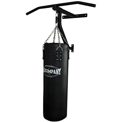 Bad Company Sac de frappe Pro Boxe rempli avec barre de traction Noir Support mural Matériel de fixation inclus 90 x 30 cm -Chaîne quatre points en acier extrêmement résistante BCA-109 - Publicité Bad Company Sac de frappe Pro Boxe rempli avec barre de traction Noir Support mural Matériel de fixation inclus 90 x 30 cm -Chaîne quatre points en acier extrêmement résistante BCA-109 - Publicité
