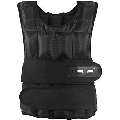 ISE Veste Lestée, Gilet Lesté, Gilets pour Poids Entrainement Musculation Exercice Vestes Lestées, Gilet de Leste Musculation, Poids Fitness, 10KG/15KG/20KG/25KG/30KG - Publicité ISE Veste Lestée, Gilet Lesté, Gilets pour Poids Entrainement Musculation Exercice Vestes Lestées, Gilet de Leste Musculation, Poids Fitness, 10KG/15KG/20KG/25KG/30KG - Publicité