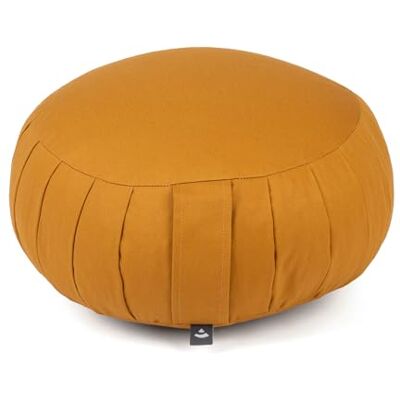 Bodhi Coussin de méditation Zafu ECO Coussin de yoga traditionnel classique rond avec soufflets Housse 100 % coton bio Coussin d'assise haut de yoga avec rembourrage en épeautre bio Hauteur - Publicité Bodhi Coussin de méditation Zafu ECO Coussin de yoga traditionnel classique rond avec soufflets Housse 100 % coton bio Coussin d'assise haut de yoga avec rembourrage en épeautre bio Hauteur - Publicité