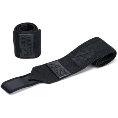 Bear Grip Bandes de soutien pour poignets lors de la musculation, (Vendues par paire) - Publicité Bear Grip Bandes de soutien pour poignets lors de la musculation, (Vendues par paire) - Publicité