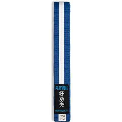 Playwell Ceinture d'arts martiaux colorés en coton avec rayures blanches (karaté, judo taekwondo) - Publicité Playwell Ceinture d'arts martiaux colorés en coton avec rayures blanches (karaté, judo taekwondo) - Publicité