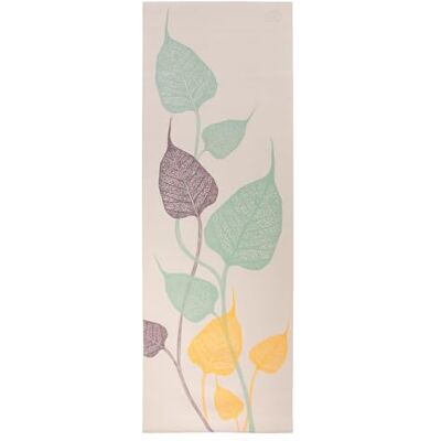 Bodhi Leela Collection Tapis de yoga Tapis de sport antidérapant Sans substances nocives et lavable Tapis en PVC Tapis de fitness pour yoga, Pilates et gymnastique Feuilles argentées - Publicité Bodhi Leela Collection Tapis de yoga Tapis de sport antidérapant Sans substances nocives et lavable Tapis en PVC Tapis de fitness pour yoga, Pilates et gymnastique Feuilles argentées - Publicité