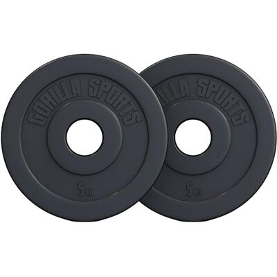 Gorilla Sports - BASIC Cement 51mm - 2x2,5kg - 2x15kg - Disques - Publicité Gorilla Sports - BASIC Cement 51mm - 2x2,5kg - 2x15kg - Disques - Publicité