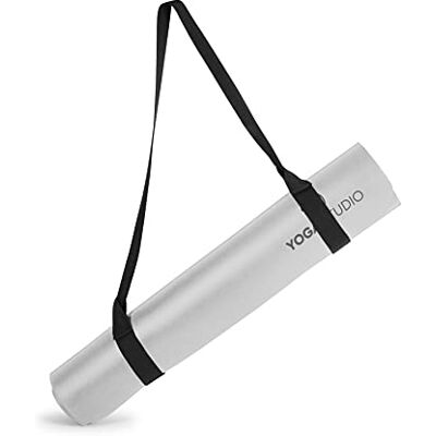 Yoga Studio Sangle de transport pour tapis de yoga Noir, Noir , 137cm x 4cm - Publicité Yoga Studio Sangle de transport pour tapis de yoga Noir, Noir , 137cm x 4cm - Publicité