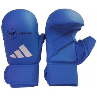 Adidas Gants de karaté WKF Unisexes avec Pouce, Bleu, M - Publicité Adidas Gants de karaté WKF Unisexes avec Pouce, Bleu, M - Publicité