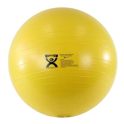 Cando Ballon Gym Antiburst Jaune 45 cm - Publicité Cando Ballon Gym Antiburst Jaune 45 cm - Publicité