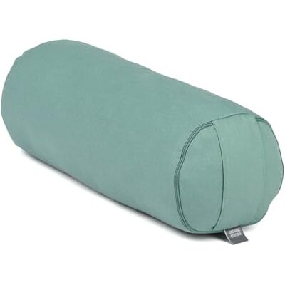 Bodhi Yoga Mini Bolster ECO Ø 14 cm 100% Coton Bio Traversin avec garnissage en écorces de sarrasin Coussin de yoga avec housse amovible et lavable Rouleau de yoga pour la méditation Bleu - Publicité Bodhi Yoga Mini Bolster ECO Ø 14 cm 100% Coton Bio Traversin avec garnissage en écorces de sarrasin Coussin de yoga avec housse amovible et lavable Rouleau de yoga pour la méditation Bleu - Publicité