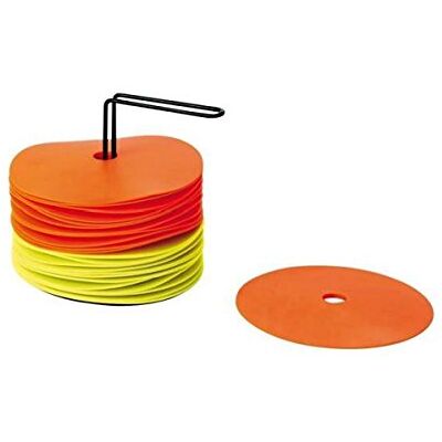 Visiodirect Kit de 24 disques avec Support Jaune/Orange - Publicité Visiodirect Kit de 24 disques avec Support Jaune/Orange - Publicité