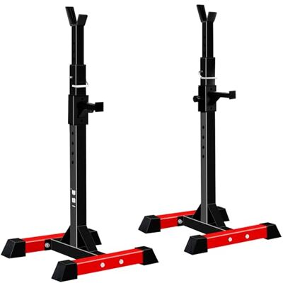 ISE Rack Musculation Multifonction, Squat Rack Adjustable, Rack Squat, Chandelle Musculation 16 Position Hauteur Réglable, Avec Support Barre Super Stabilité, Fitness à Domicile, Capacité Elevée 200KG - Publicité ISE Rack Musculation Multifonction, Squat Rack Adjustable, Rack Squat, Chandelle Musculation 16 Position Hauteur Réglable, Avec Support Barre Super Stabilité, Fitness à Domicile, Capacité Elevée 200KG - Publicité