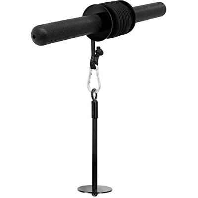 Yes4All Wrist and Forearm Blaster, Wrist & Forearm Roller with Soft Foam Grip Handles for Training, Workout Fit 1-inch Standard & 2-inch Olympic Weight Plates (Black) - Publicité Yes4All Wrist and Forearm Blaster, Wrist & Forearm Roller with Soft Foam Grip Handles for Training, Workout Fit 1-inch Standard & 2-inch Olympic Weight Plates (Black) - Publicité