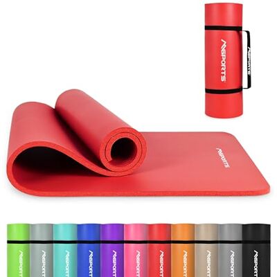 MSPORTS Tapis de Gymnastique Premium – Tapis de Sol Antidérapant pour Fitness, Yoga & Musculation – Disponible en 4 Tailles, et 12 Couleurs Tapis de yoga épais - Publicité MSPORTS Tapis de Gymnastique Premium – Tapis de Sol Antidérapant pour Fitness, Yoga & Musculation – Disponible en 4 Tailles, et 12 Couleurs Tapis de yoga épais - Publicité
