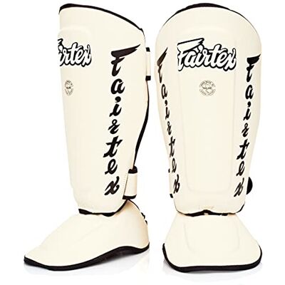 Fairtex Muay Thai SP7 Protège-Tibia avec Protection de Pied Amovible, pour Boxe et Arts Martiaux Mixtes - Publicité Fairtex Muay Thai SP7 Protège-Tibia avec Protection de Pied Amovible, pour Boxe et Arts Martiaux Mixtes - Publicité