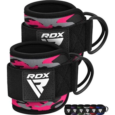 RDX Sangle Cheville Musculation Anneau D'Haltérophilie Machine Fixation Ankle Straps, Poignet Wraps Fitness Entraînement, Exercices de Traction des Jambes, Hommes Femmes Maison Gym Entraînements - Publicité RDX Sangle Cheville Musculation Anneau D'Haltérophilie Machine Fixation Ankle Straps, Poignet Wraps Fitness Entraînement, Exercices de Traction des Jambes, Hommes Femmes Maison Gym Entraînements - Publicité