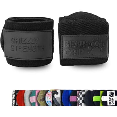 Bear Grip – bracelet poignet Premium résistant 61 cm pour haltérophilie, musculation, crossfit - Publicité Bear Grip – bracelet poignet Premium résistant 61 cm pour haltérophilie, musculation, crossfit - Publicité