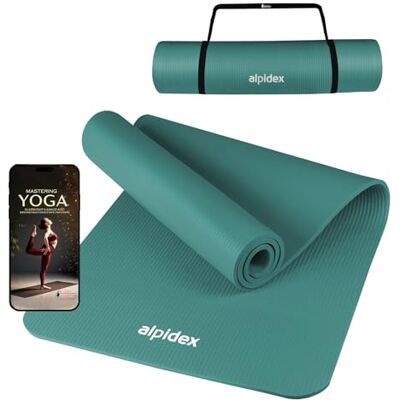ALPIDEX Tapis Yoga 183x60x0,8cm Antidérapant Pilates Sport Gym Turquoise - Publicité ALPIDEX Tapis Yoga 183x60x0,8cm Antidérapant Pilates Sport Gym Turquoise - Publicité