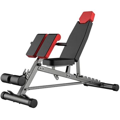 FF Finer Form Finer Form Banc multifonction pour entraînement complet tout-en-un Extension lombaire, Chaise romaine, Banc de sit-up réglable Incliné, plat et décliné avec haltères ou pour développé couché - Publicité FF Finer Form Finer Form Banc multifonction pour entraînement complet tout-en-un Extension lombaire, Chaise romaine, Banc de sit-up réglable Incliné, plat et décliné avec haltères ou pour développé couché - Publicité