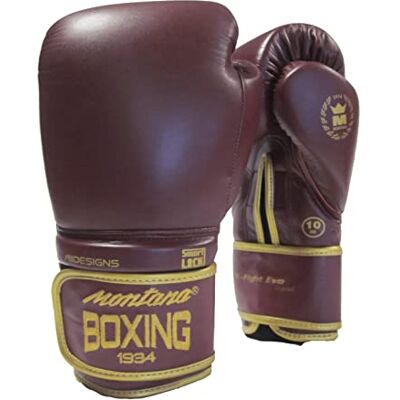 Gants de Boxe Unisex MONTANA 16 oz - Absorption des chocs - Publicité Gants de Boxe Unisex MONTANA 16 oz - Absorption des chocs - Publicité