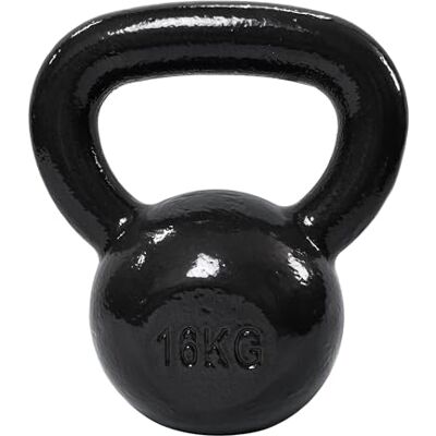 Amazon Basics Haltérophilie en fonte 16 kg - Haltère - Publicité Amazon Basics Haltérophilie en fonte 16 kg - Haltère - Publicité