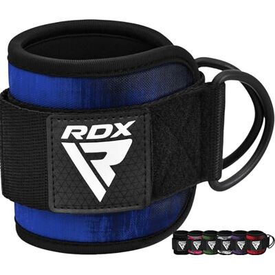 RDX Sangle Cheville Musculation Anneau D'Haltérophilie Machine Fixation Ankle Straps, Poignet Wraps Fitness Entraînement, Exercices de Traction des Jambes, Hommes Femmes Maison Gym Entraînements - Publicité RDX Sangle Cheville Musculation Anneau D'Haltérophilie Machine Fixation Ankle Straps, Poignet Wraps Fitness Entraînement, Exercices de Traction des Jambes, Hommes Femmes Maison Gym Entraînements - Publicité