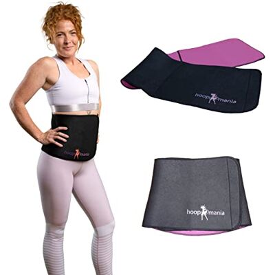 Hoopomania Ceinture Abdominale pour Hula Hoop Workout, Taille: M - Publicité Hoopomania Ceinture Abdominale pour Hula Hoop Workout, Taille: M - Publicité